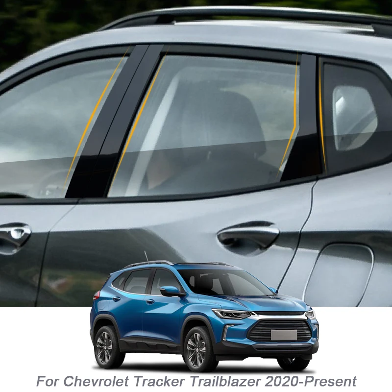 6PCS Car Window Center Pillar Sticker PVC Trim Anti-Scratch Film For Chevrolet Trailblazer Tracker 2020-Present Auto Accessories
6PCS Car Window Center Pillar Sticker PVC Trim Anti-Scratch Film For Chevrolet Trailblazer Tracker 2020-Present Auto Accessories