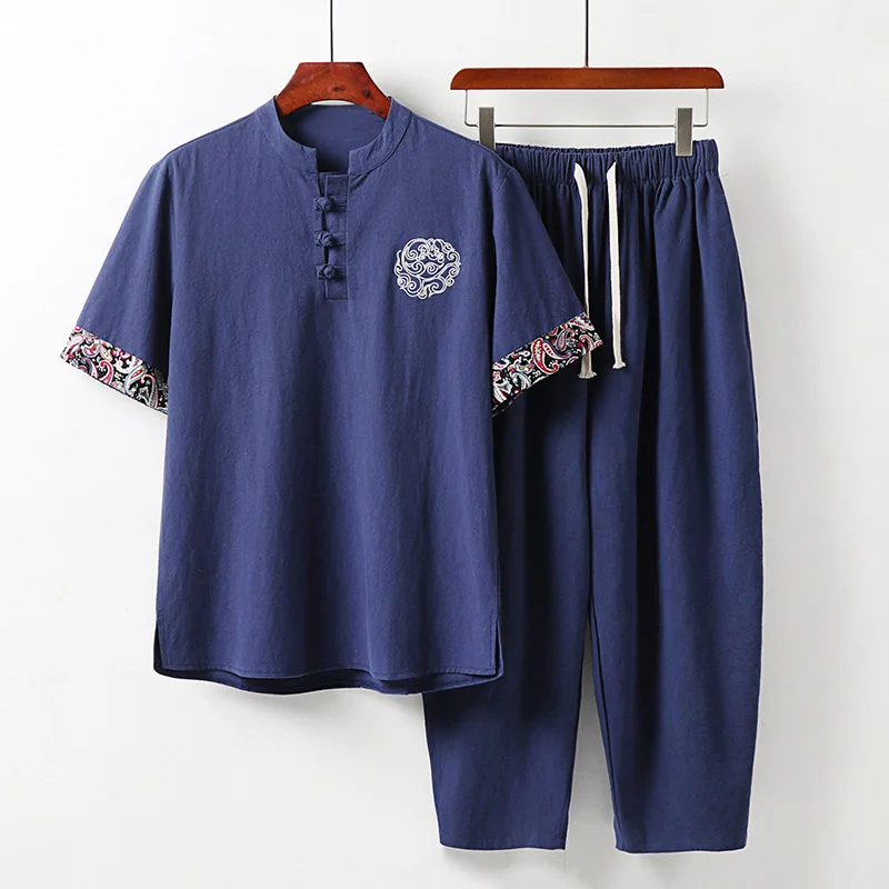 165KG Large Size Men Clothing Vintage Tracksuit 2021 Summer Blue Home Suit T Shirt Fashion Male Set Chinese 8XL 9XL
165KG Large Size Men Clothing Vintage Tracksuit 2021 Summer Blue Home Suit T Shirt Fashion Male Set Chinese 8XL 9XL