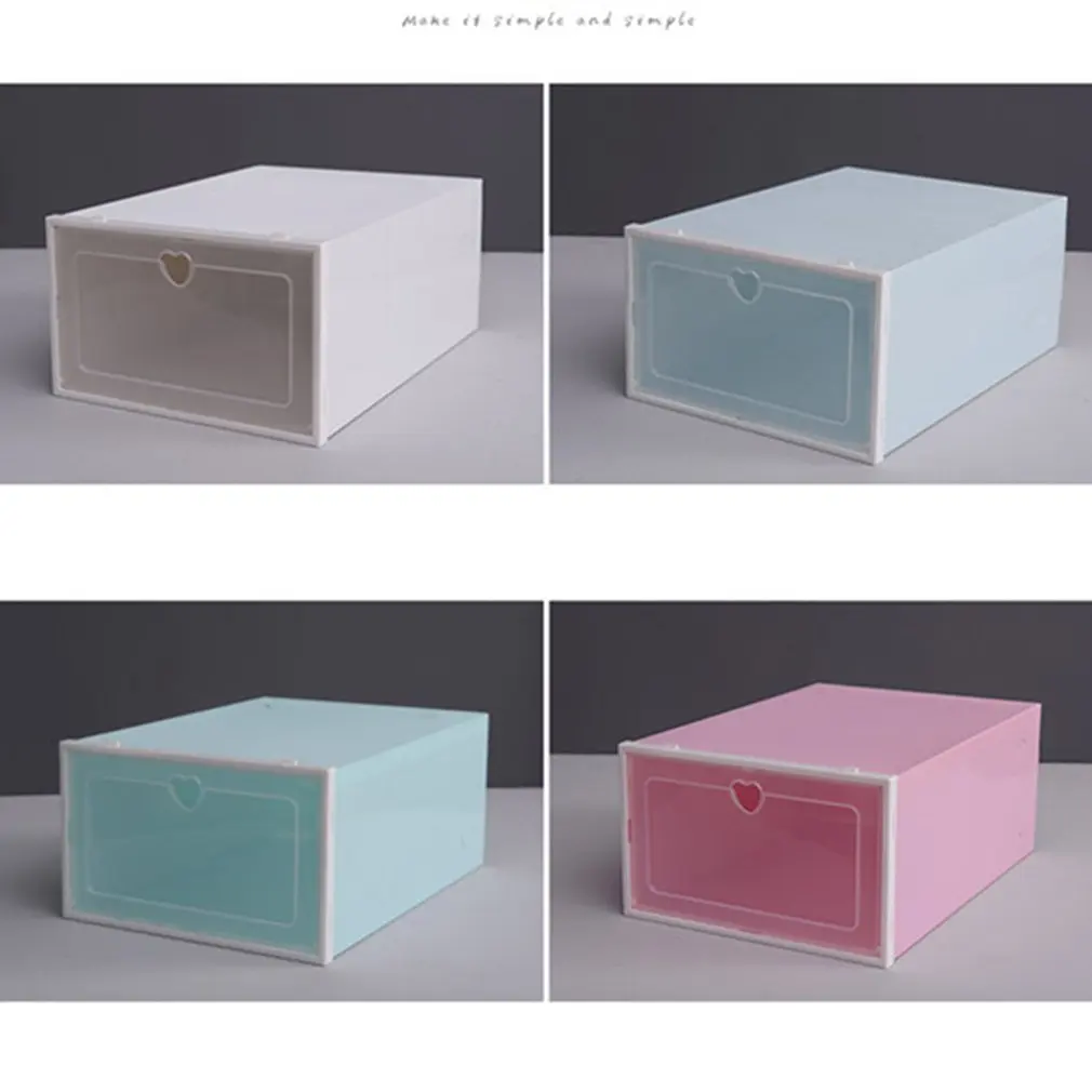 

Hot Sale Transparent Plastic Shoe Box Shoe Storage Box Shoe Box Shoe Box Flip Cover Drawer Shoe Storage Artifact Thickening