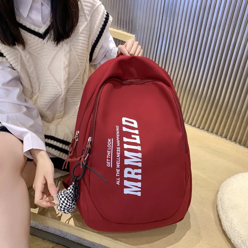 College Student Backpack Women High School Bag for Teenagers Girls Nylon Leisure Campus Bagpack
College Student Backpack Women High School Bag for Teenagers Girls Nylon Leisure Campus Bagpack