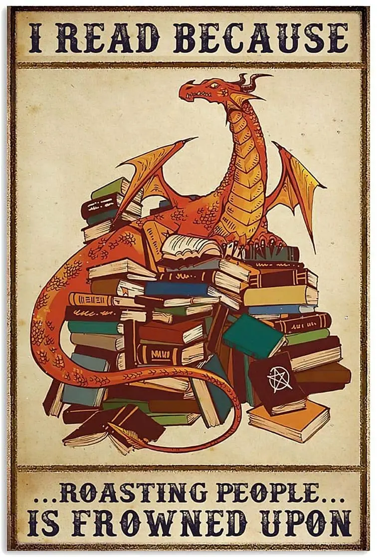 Винтажный металлический налет книги дракона я читаю металлический настенный Налет Декор для влюбленных подарок для улицы искусственная Ретро винтажная роспись 8x12
Винтажный металлический налет книги дракона я читаю металлический настенный Налет Декор для влюбленных подарок для улицы искусственная Ретро винтажная роспись 8x12
