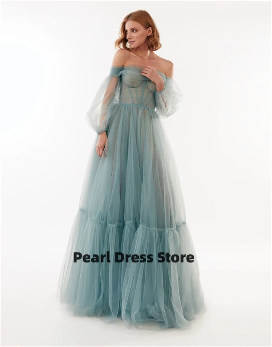 Women's 2023 Long Bubble Sleeves Off Shoulder Party Prom Dresses vestidos beautifules para mujer Corset Top A Line Luxury Dress
Women's 2023 Long Bubble Sleeves Off Shoulder Party Prom Dresses vestidos beautifules para mujer Corset Top A Line Luxury Dress