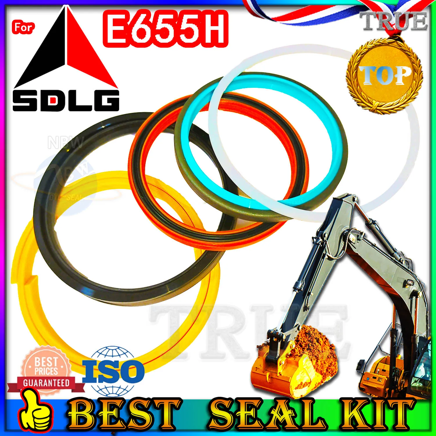 

For SDLG E655H Oil Seal Repair Kit Boom Arm Bucket Excavator Hydraulic Cylinder FKM High Suppliers Manufacturers Fix Best Mend