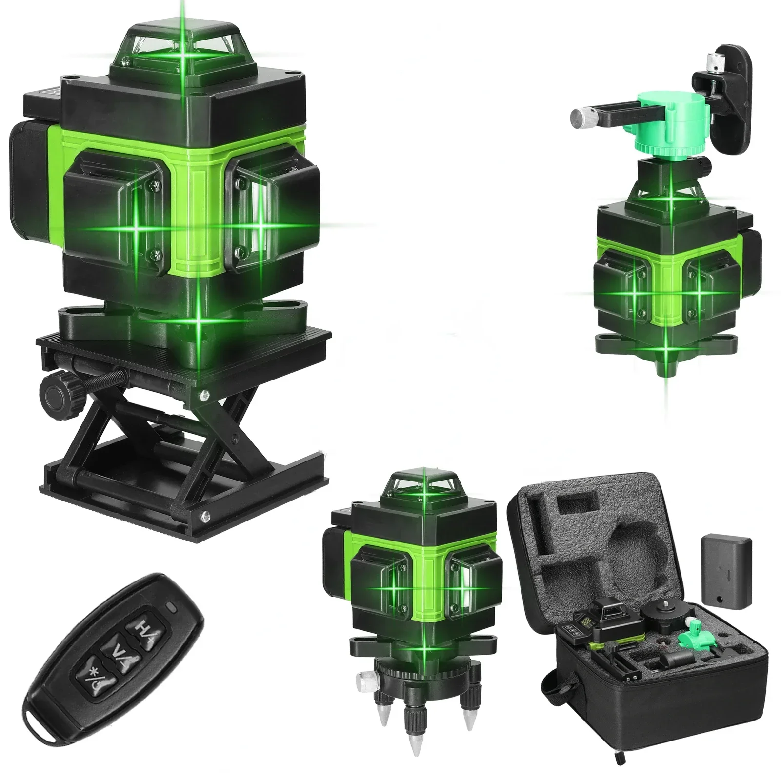 16/12 /8 Lines Laser Level set Green Light High-precision Automatic Line-laying Stick Wall Instrument Construction Tools Set
16/12 /8 Lines Laser Level set Green Light High-precision Automatic Line-laying Stick Wall Instrument Construction Tools Set