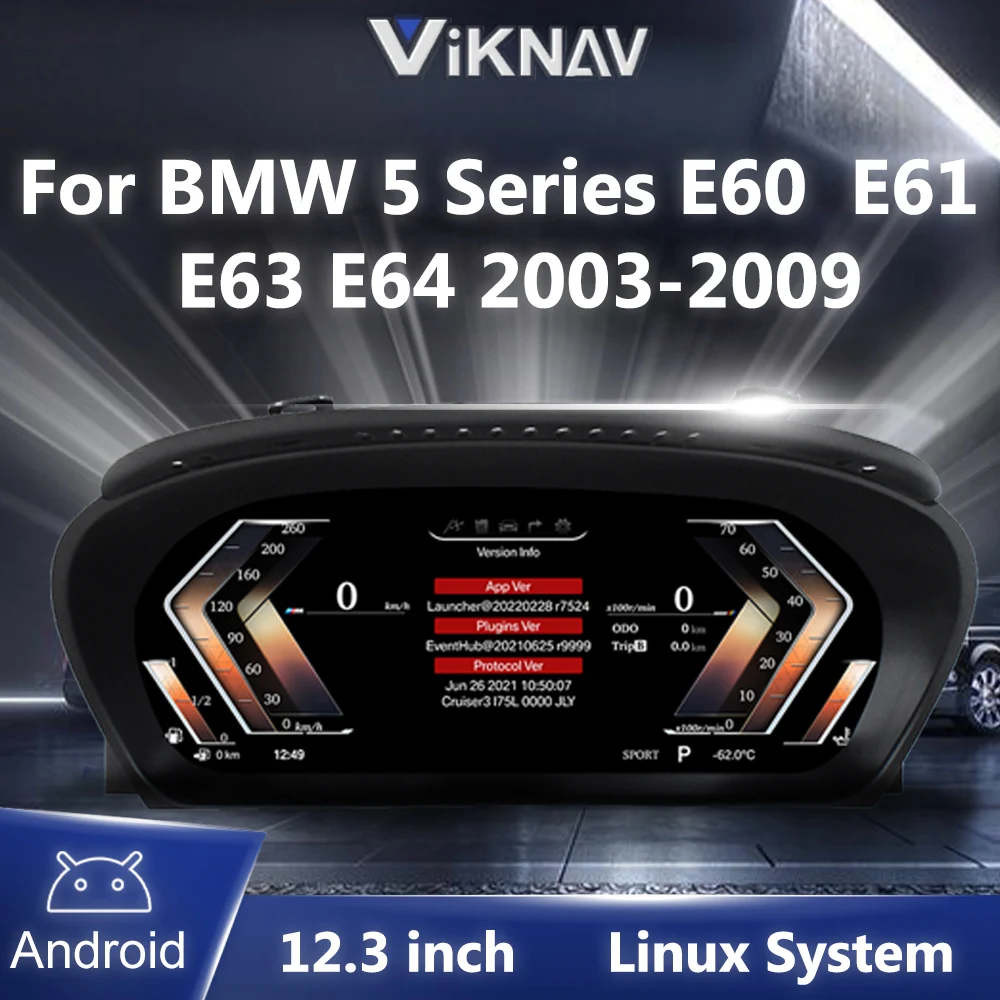 Latest Original Car Digital Cluster Instrument for BMW 5 Series E60 E61 E63 E64 2003-2009 LCD Speed Meter Dashboard
Latest Original Car Digital Cluster Instrument for BMW 5 Series E60 E61 E63 E64 2003-2009 LCD Speed Meter Dashboard