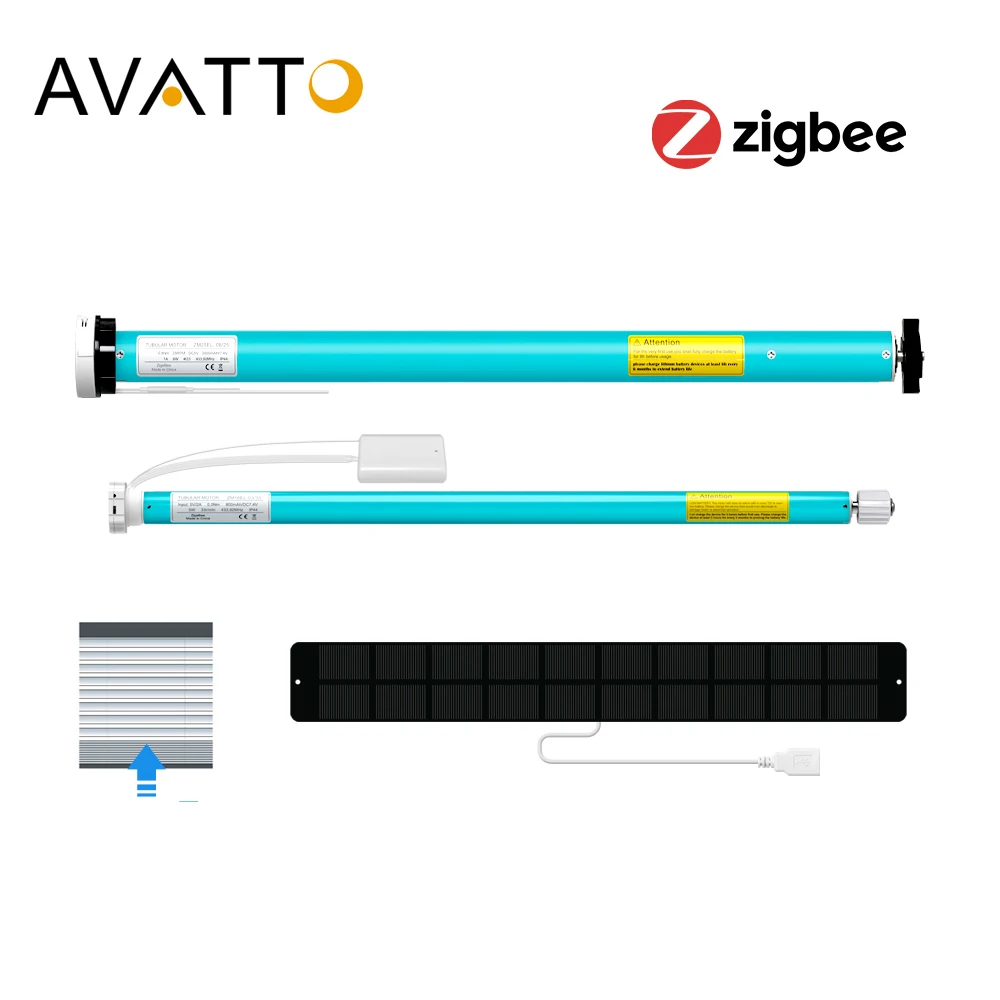 AVATTO Tuya Zigbee 3.0 Roller Motor for 20/25/28/36/37/38mm Tube, Smart Electric Engine Shutter Rod work for Alexa/Google Home
AVATTO Tuya Zigbee 3.0 Roller Motor for 20/25/28/36/37/38mm Tube, Smart Electric Engine Shutter Rod work for Alexa/Google Home