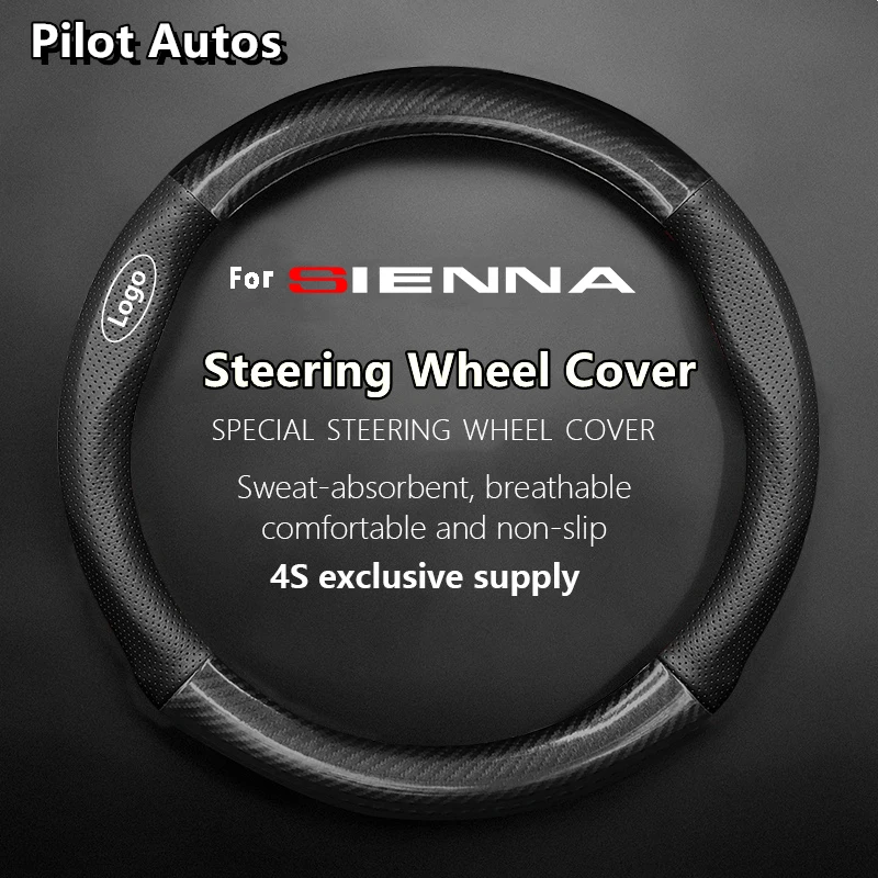 For Toyota For Sienna Steering Wheel Cover Genuine Leather Carbon Fiber Summer Winter Women Man
For Toyota For Sienna Steering Wheel Cover Genuine Leather Carbon Fiber Summer Winter Women Man