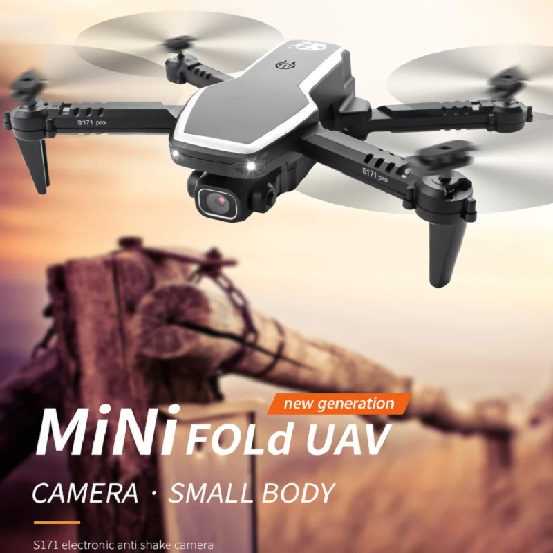 New S171 Pro Mini Rc Drone 4k Hd Camera Wifi Fpv Live Video Rc Quadcopter Air Pressure Altitude Hold Rc Drones Toy Outdoor Toys
New S171 Pro Mini Rc Drone 4k Hd Camera Wifi Fpv Live Video Rc Quadcopter Air Pressure Altitude Hold Rc Drones Toy Outdoor Toys