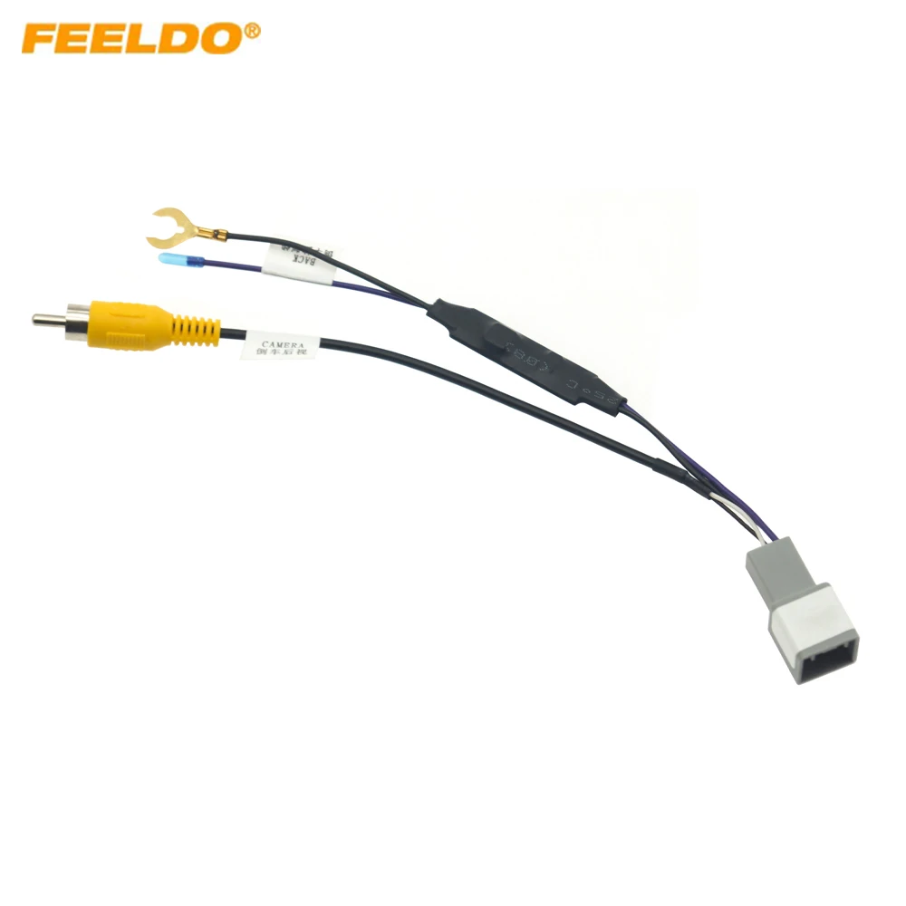 

FEELDO Auto 8-pin Reverse Camera Output Video Adapter Wiring Cable For Honda BRV (14-18) Car Camera Video Output