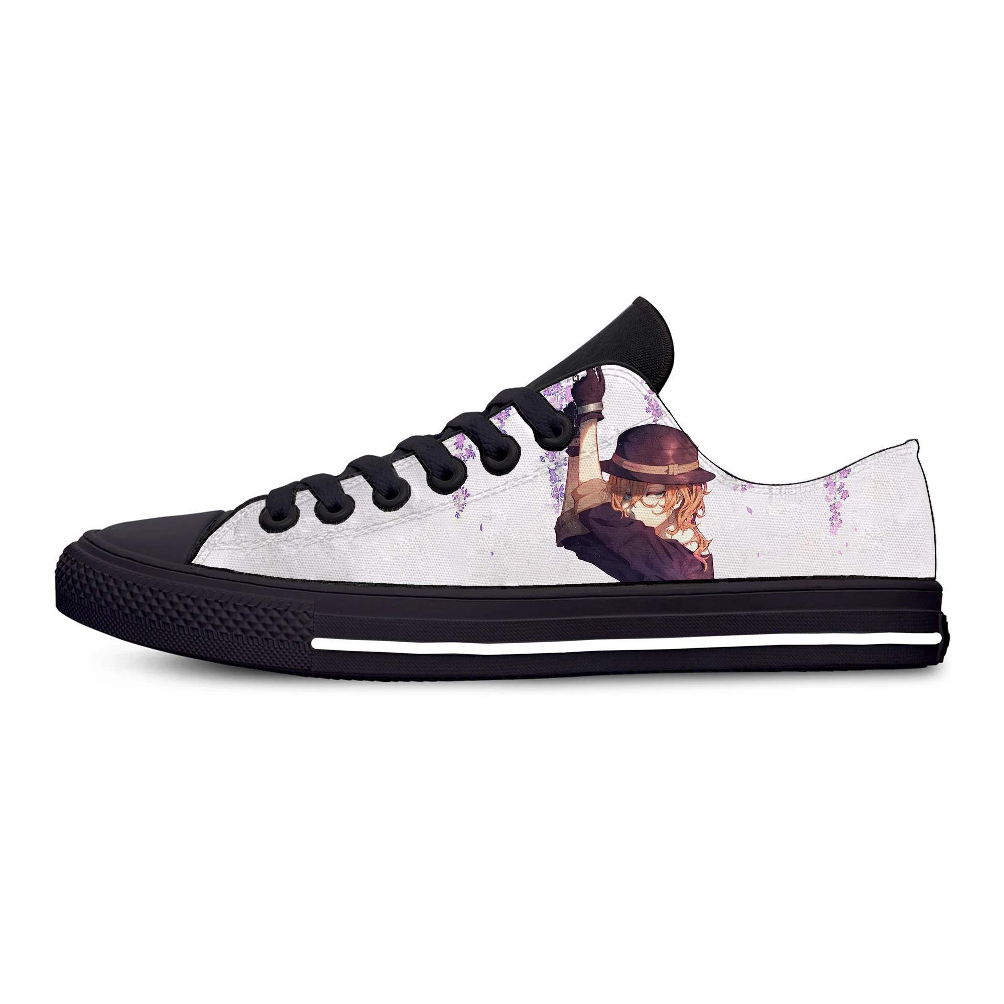 Bungou stray dogs Chuuya Nakahara Anime Fashion Casual Cloth Shoes Low Top Lightweight Breathable 3D Print Men women Sneakers
Bungou stray dogs Chuuya Nakahara Anime Fashion Casual Cloth Shoes Low Top Lightweight Breathable 3D Print Men women Sneakers