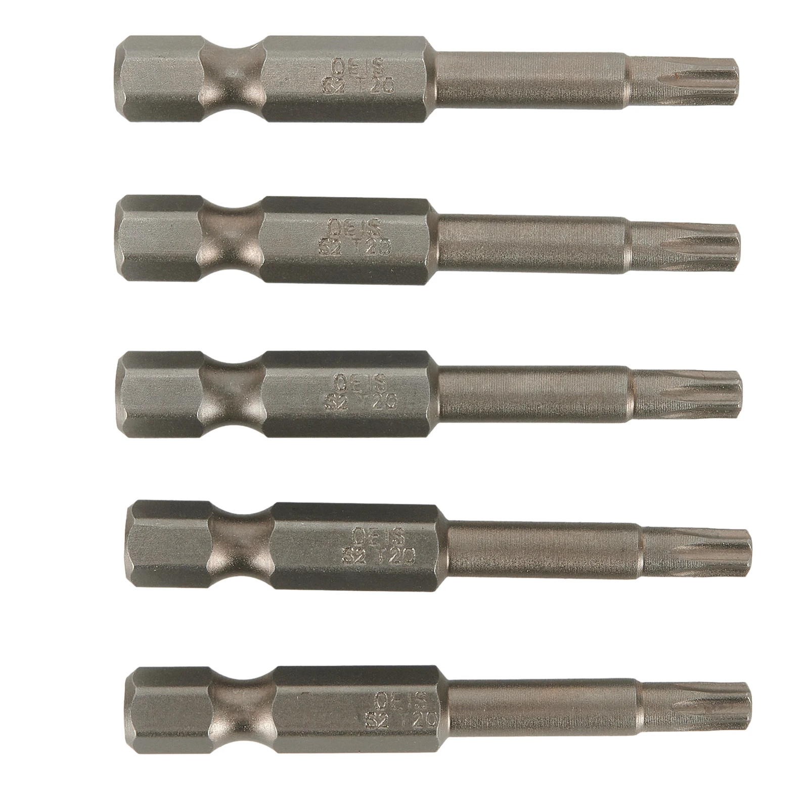 5pcs/set T20 50mm Long Screwdriver Bit Magnetic Torx Screwdriver 1/4 Inch Hex Shank Head Screw Driver Screwdriver Bits Hand Tool
5pcs/set T20 50mm Long Screwdriver Bit Magnetic Torx Screwdriver 1/4 Inch Hex Shank Head Screw Driver Screwdriver Bits Hand Tool