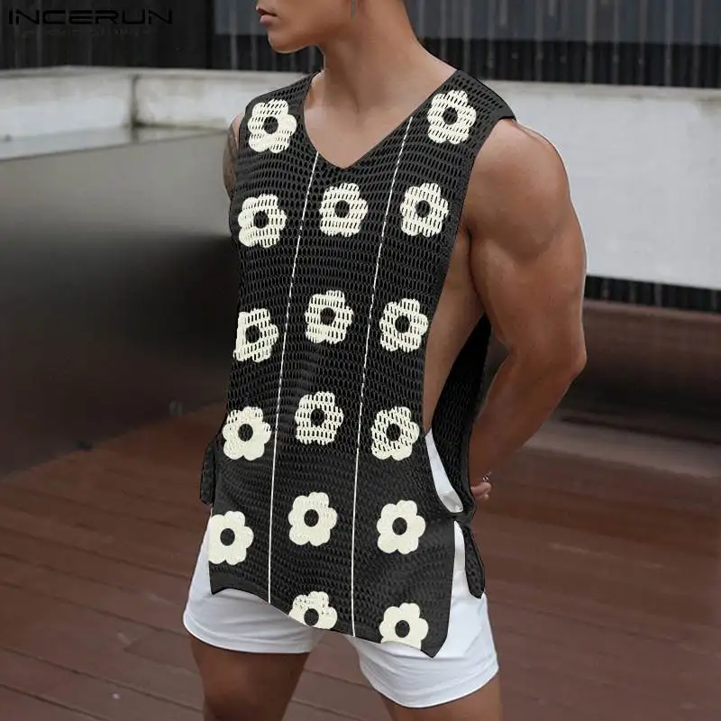 INCERUN Tops 2023 Korean Style Men's Breathable Mesh Flower Print Waistcoat Casual Fashionable Male Loose Sleeveless Vests S-5XL
INCERUN Tops 2023 Korean Style Men's Breathable Mesh Flower Print Waistcoat Casual Fashionable Male Loose Sleeveless Vests S-5XL