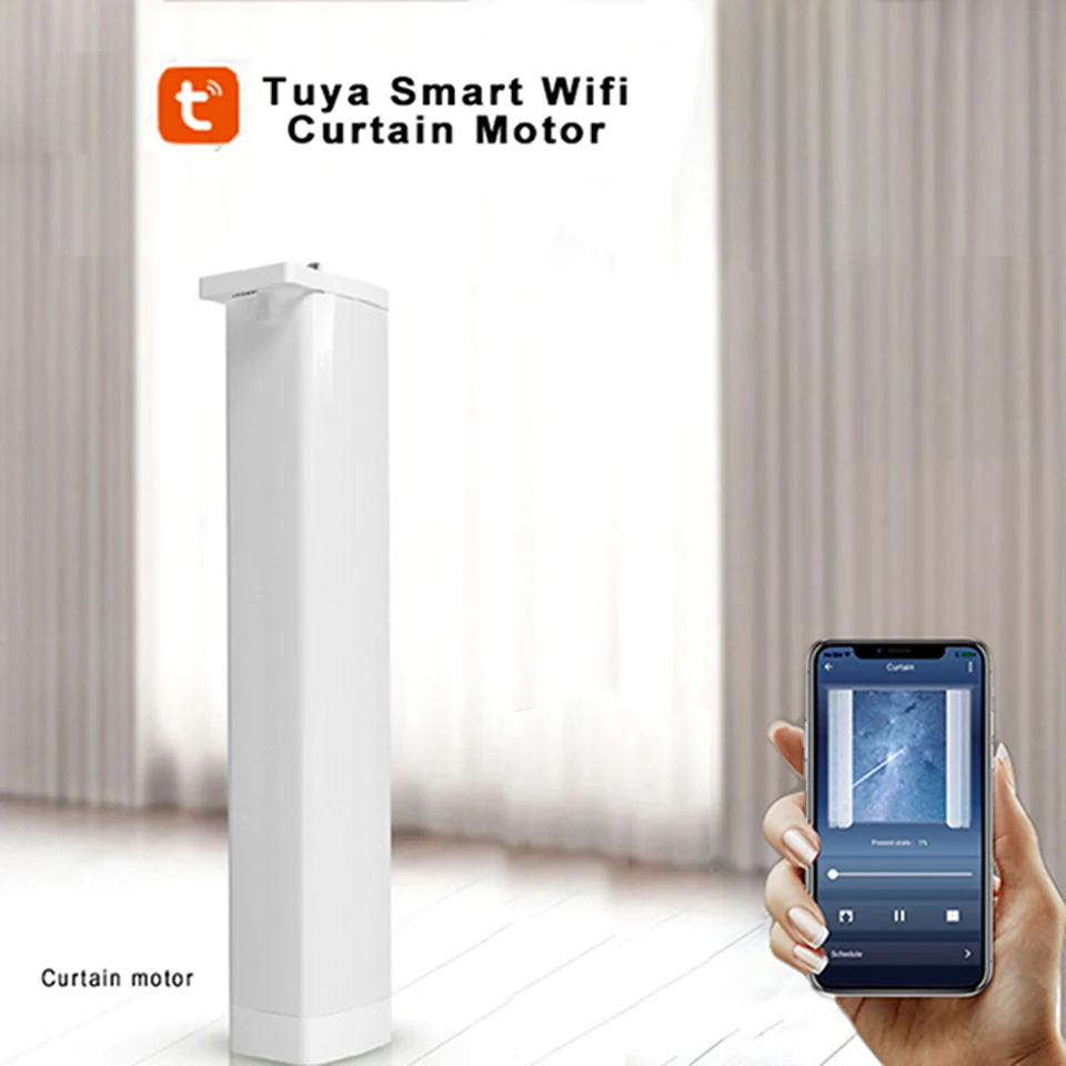 Tuya ZigBee/Wifi motor Smart Home Curtain Motor Electric Quiet Wireless Remote Control Voice Control For Google Assistant Alexa
Tuya ZigBee/Wifi motor Smart Home Curtain Motor Electric Quiet Wireless Remote Control Voice Control For Google Assistant Alexa