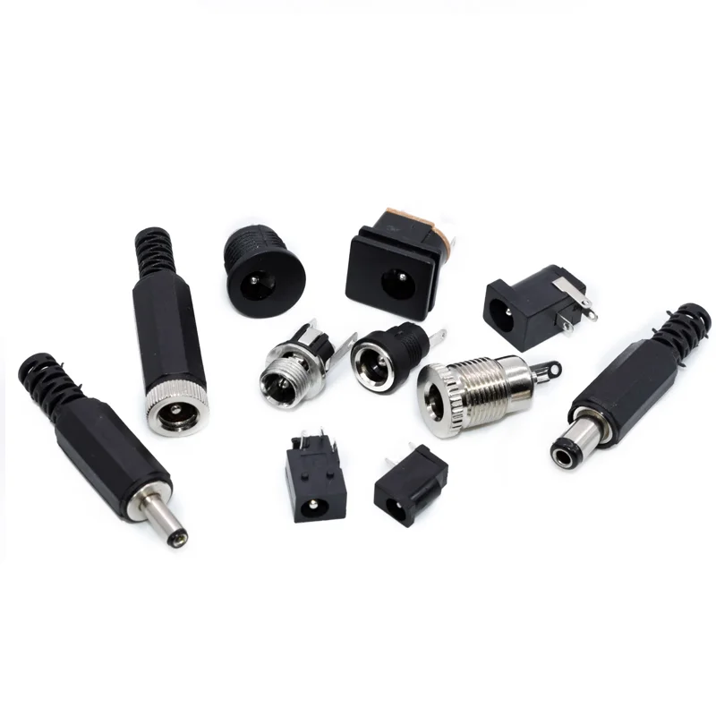 10Pcs DC Power Supply Male And Female Plug Socket DC-005/DC002/DC022/DC023/DC025/DC099 Connector 5.5-2.1/2.5mm/1.35mm/1.7mm
10Pcs DC Power Supply Male And Female Plug Socket DC-005/DC002/DC022/DC023/DC025/DC099 Connector 5.5-2.1/2.5mm/1.35mm/1.7mm