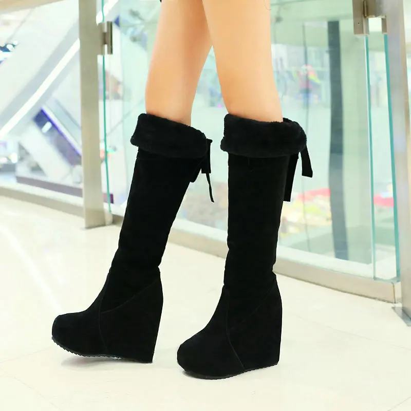 

Lace Up Boots Round Toe Sexy Thigh High Heels High Sexy Women Shoes Autumn Winter Footwear Clogs Platform Over-the-Knee Stiletto