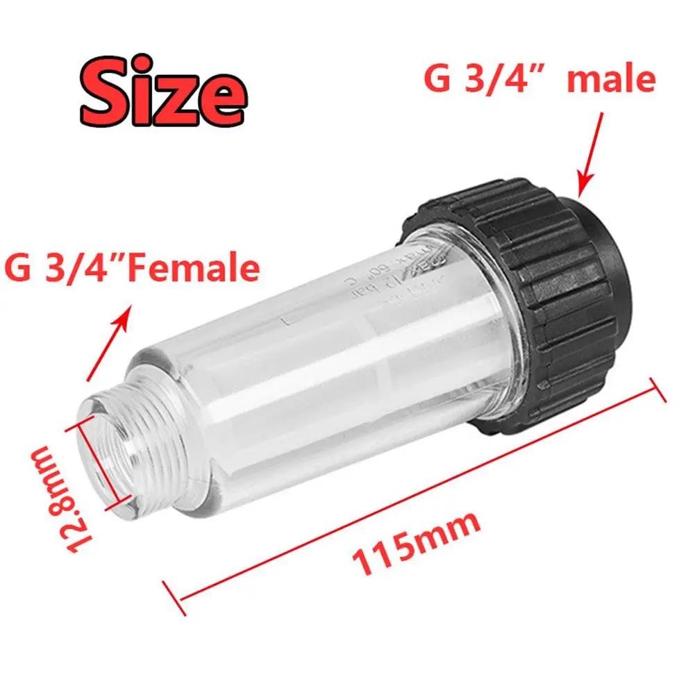 1 Set Filter Cold Regions Easy To Install And Use Filter Mesh Hot Sales Inlet G 3/4\"F Outlet G 3/4\"M Plastic
1 Set Filter Cold Regions Easy To Install And Use Filter Mesh Hot Sales Inlet G 3/4\"F Outlet G 3/4\"M Plastic
