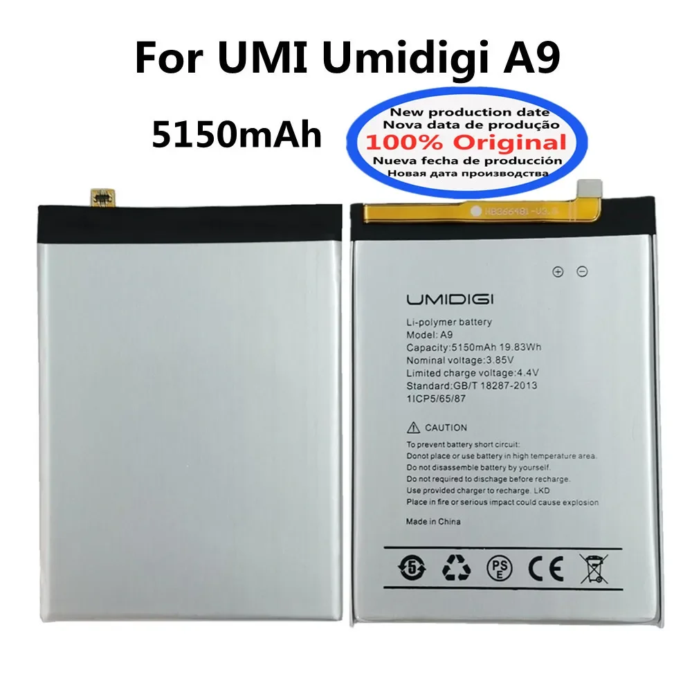 

Новый оригинальный аккумулятор UMI для Umidigi A9 и A9 Pro A9Pro, Высококачественная запасная батарея, быстрая доставка + Инструменты