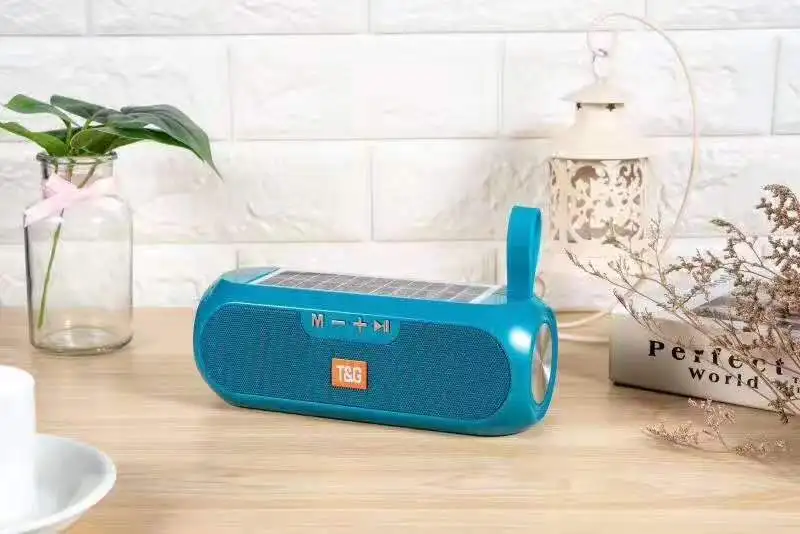 Altavoz Bluetooth con carga Solar TG182 para conducción al aire libre, altavoces portátiles con tarjeta de memoria, interconexión TWS, regalo para hombre y mujer Altavoz Bluetooth con carga Solar TG182 para conducción al aire libre, altavoces portátiles con tarjeta de memoria, interconexión TWS, regalo para hombre y mujer