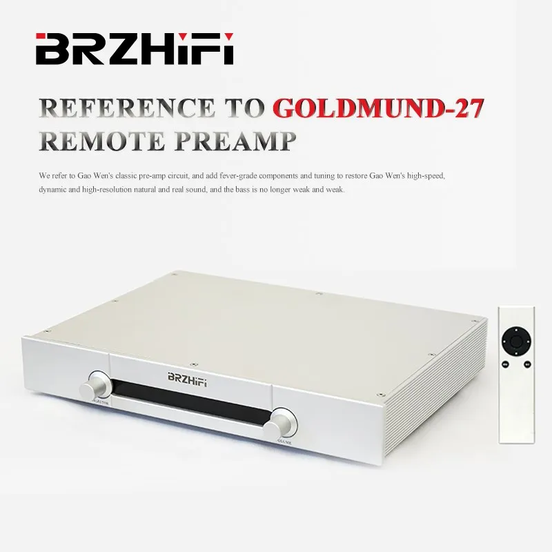 

BREEZE Audio Refer to Swiss GOLDMUND- 27 Remote Control Preamp High-definition Natural Sound HiFi Preamplifier Home Theater
