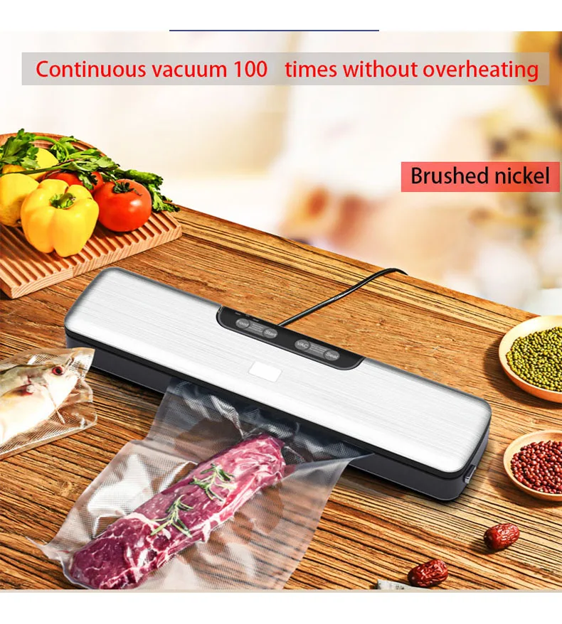 Electric 125W Food Vacuum Packinging Machine Automatic Sealing Width Of 30cm With Free 5pcs Bags Commercial And Home Kitchen
Electric 125W Food Vacuum Packinging Machine Automatic Sealing Width Of 30cm With Free 5pcs Bags Commercial And Home Kitchen