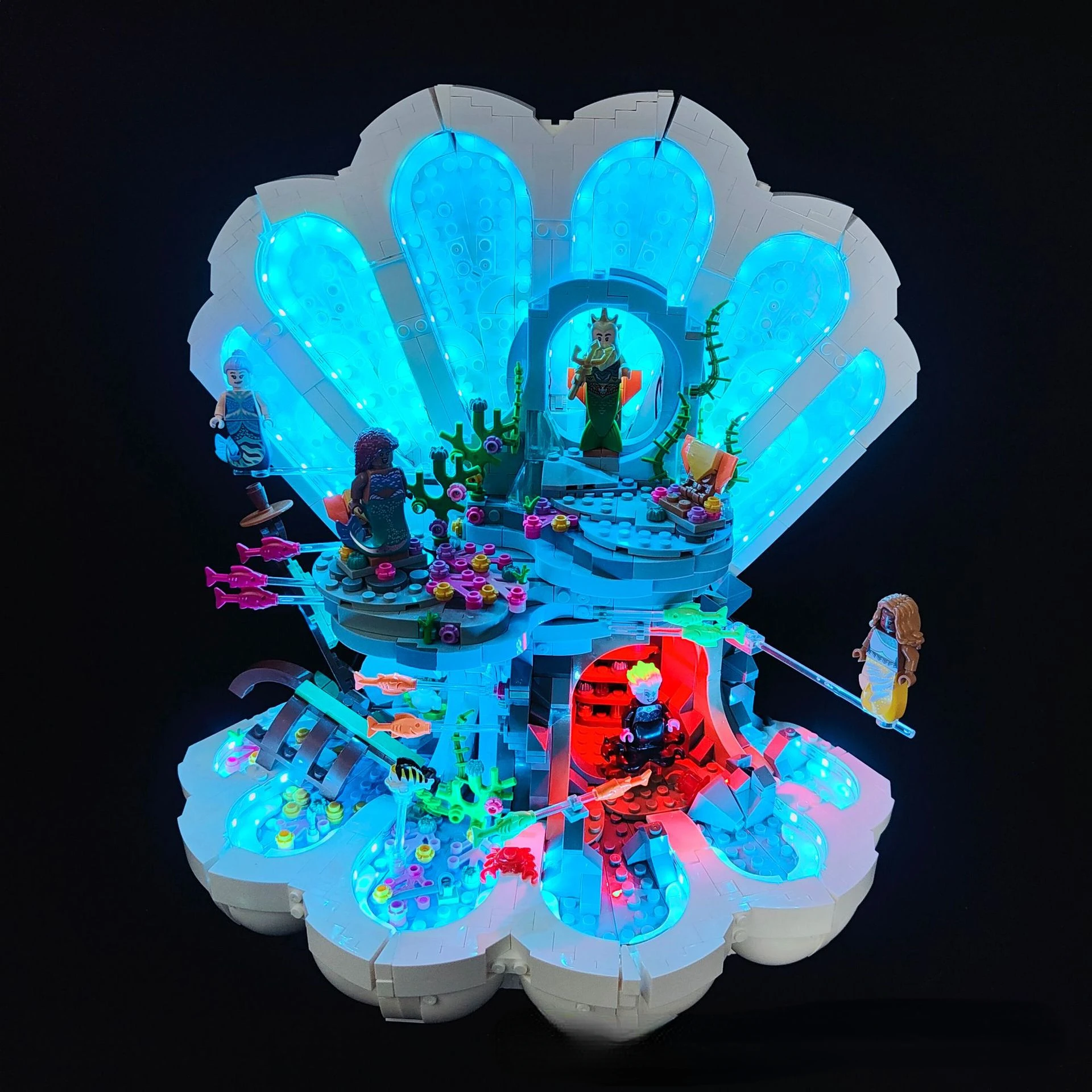 

LED Light for Princess Mermaid 43225 Royal Clamshell Underwater Palace Dream Castle Building Blocks Children's Toy Girls Gift