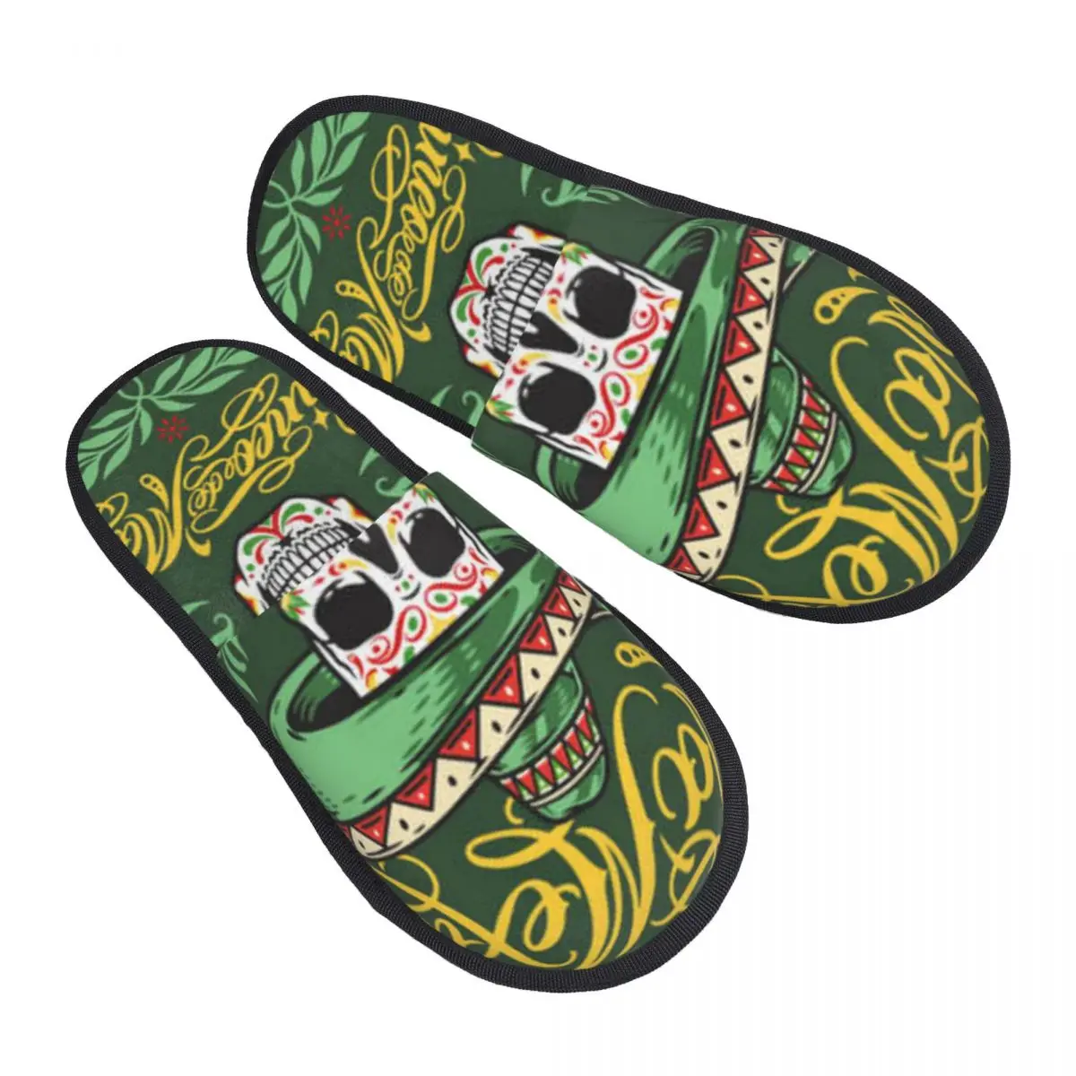 Calavera Skull In Sombrero Slipper For Women Men Fluffy Winter Warm Slippers Indoor Slippers
Calavera Skull In Sombrero Slipper For Women Men Fluffy Winter Warm Slippers Indoor Slippers