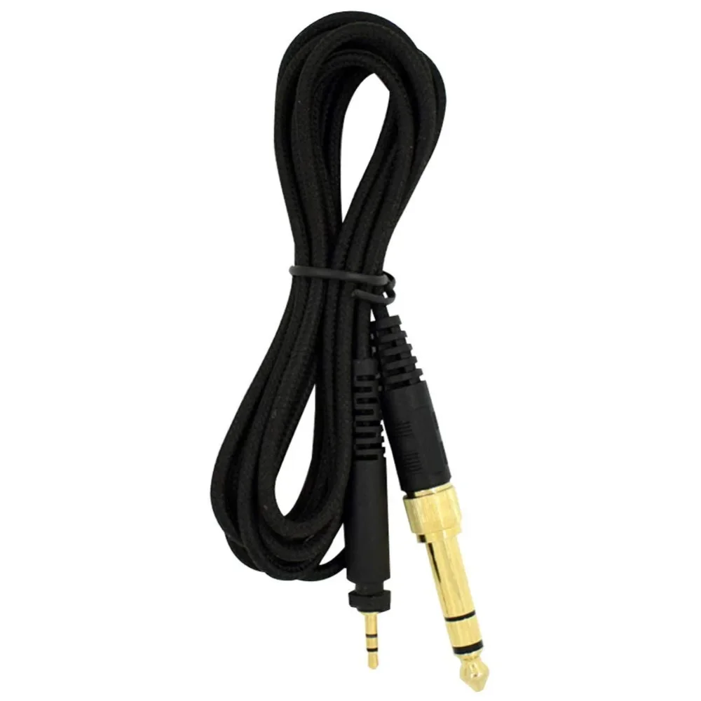 Omnitronic SHP-940M SHP-740DJ Headphones OFC Braided Audio Cable 3.5 - 2.5mm Adapter 6.35 mm Omnitronic SHP-940M SHP-740DJ Headphones OFC Braided Audio Cable 3.5 - 2.5mm Adapter 6.35 mm