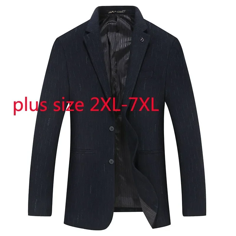 New Super Large Spring And Autumn Fashion Casual Stripe Printed Suit Single Breasted Blazers Plus Size 2XL 3XL 4XL 5XL 6XL 7XL
New Super Large Spring And Autumn Fashion Casual Stripe Printed Suit Single Breasted Blazers Plus Size 2XL 3XL 4XL 5XL 6XL 7XL