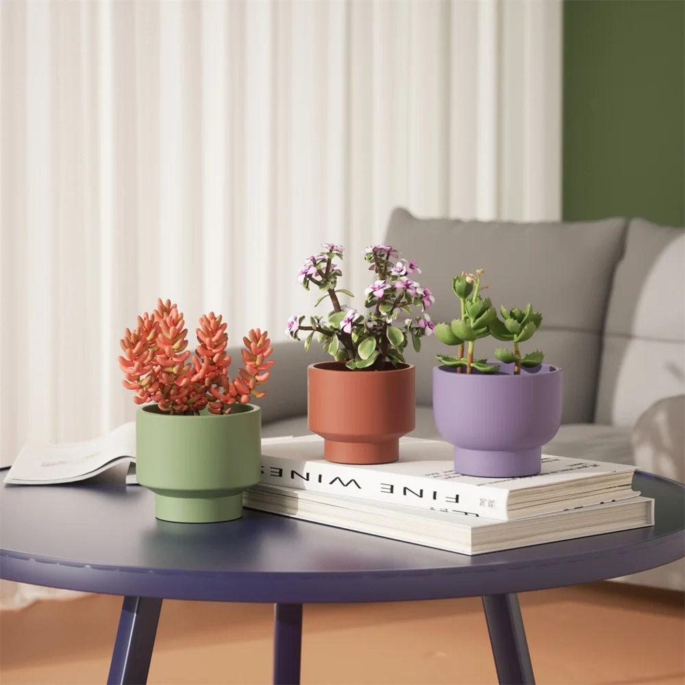 Wide and Narrow Plant Pot Cement Mold with Drainage Hole Plug Succulent Pot Candle Jar Concrete Silicone Mold Garden Decorations
Wide and Narrow Plant Pot Cement Mold with Drainage Hole Plug Succulent Pot Candle Jar Concrete Silicone Mold Garden Decorations