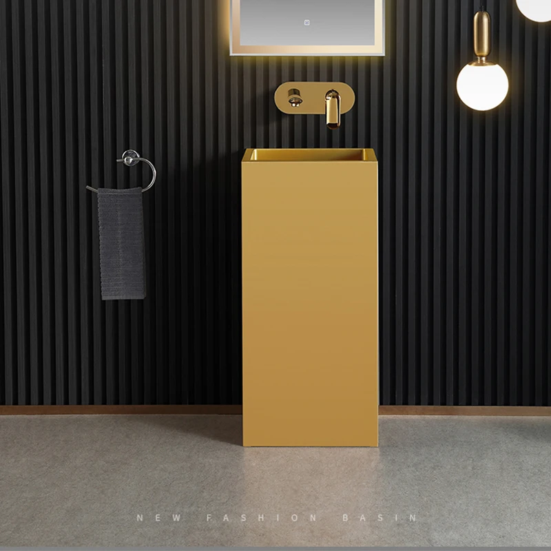 Square Luxury Gold Wash Basin 304 Stainless Steel Column Basin Hotel Villa Bar Integrated Wash Basin
Square Luxury Gold Wash Basin 304 Stainless Steel Column Basin Hotel Villa Bar Integrated Wash Basin