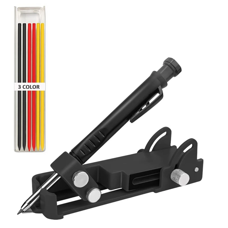 Multi-Construction Pencil Scribing Tool- Scribe Function Tool With Deep Hole Pencil,Woodworking Scribe Gauge
Multi-Construction Pencil Scribing Tool- Scribe Function Tool With Deep Hole Pencil,Woodworking Scribe Gauge
