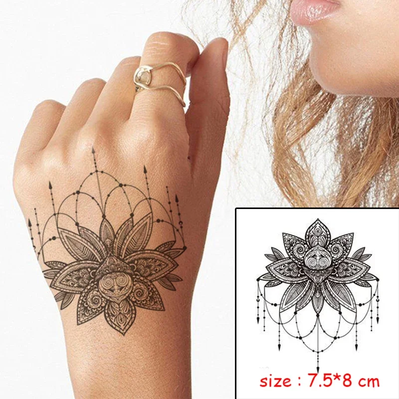 Waterproof tattoo sticker flower mandala totem arrow pattern fake tatoo hand back water transfer flash body art temporary tatto
Waterproof tattoo sticker flower mandala totem arrow pattern fake tatoo hand back water transfer flash body art temporary tatto