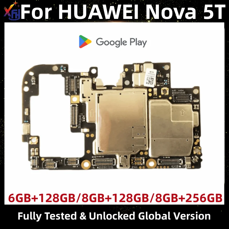 Motherboard for HUAWEI Nova 5T, YAL-L21, Unlocked Mainboard, 128GB, 256GB ROM, Google Playstore Installed
Motherboard for HUAWEI Nova 5T, YAL-L21, Unlocked Mainboard, 128GB, 256GB ROM, Google Playstore Installed