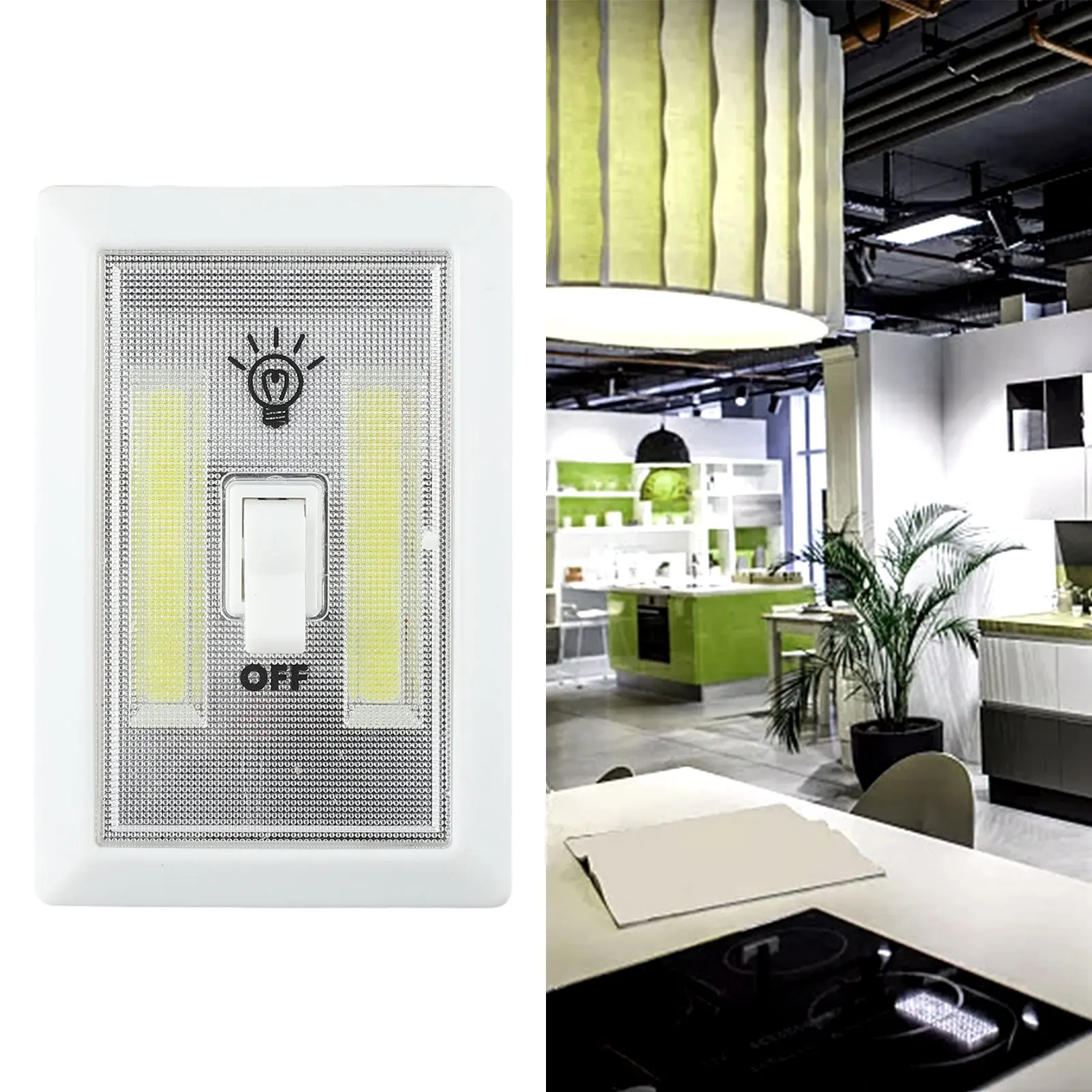Square COB Wall Switch Light Shed Garage LED Wireless Battery Powered Light Switch Home Wall Lighting
Square COB Wall Switch Light Shed Garage LED Wireless Battery Powered Light Switch Home Wall Lighting