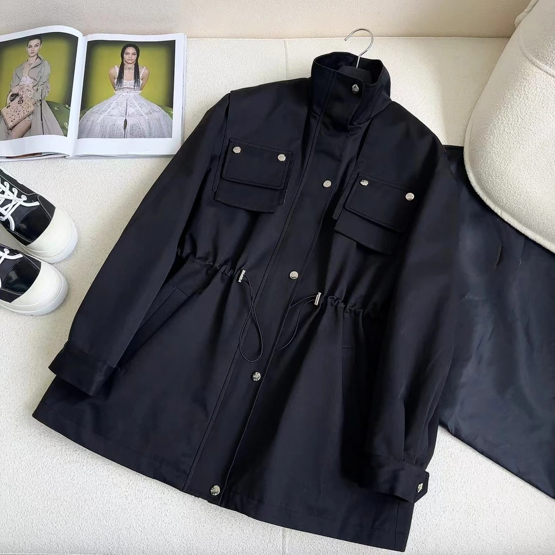 Mode Dames Dubbellaags Windjack Herfst Casual Slim-Fit Jas Modieuze Losse Kraag Damesjack
Mode Dames Dubbellaags Windjack Herfst Casual Slim-Fit Jas Modieuze Losse Kraag Damesjack