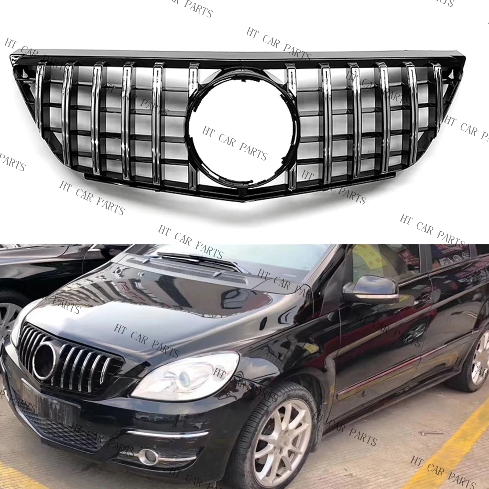 For Mercedes Benz W245 B Class 2008-2011 B160 B180 B200 Sport 1 x Silver GT Style Front Bumper Grille Cover Kit
For Mercedes Benz W245 B Class 2008-2011 B160 B180 B200 Sport 1 x Silver GT Style Front Bumper Grille Cover Kit