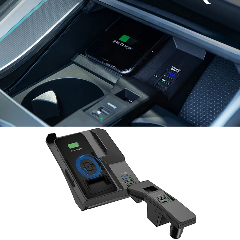 15W QI Car wireless charger fast charger wireless phone charger phone holder for BMW X5 G05 X6 G06 2019 2020 2021 2022
15W QI Car wireless charger fast charger wireless phone charger phone holder for BMW X5 G05 X6 G06 2019 2020 2021 2022