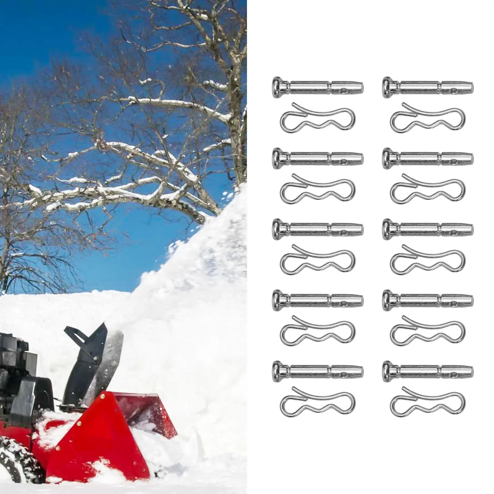 20Pcs 738-04124A Shear Pins&Cotter Pins For For Cub Cadet For Craftsman Snowblower Set Garden Power Tools Accessories
20Pcs 738-04124A Shear Pins&Cotter Pins For For Cub Cadet For Craftsman Snowblower Set Garden Power Tools Accessories