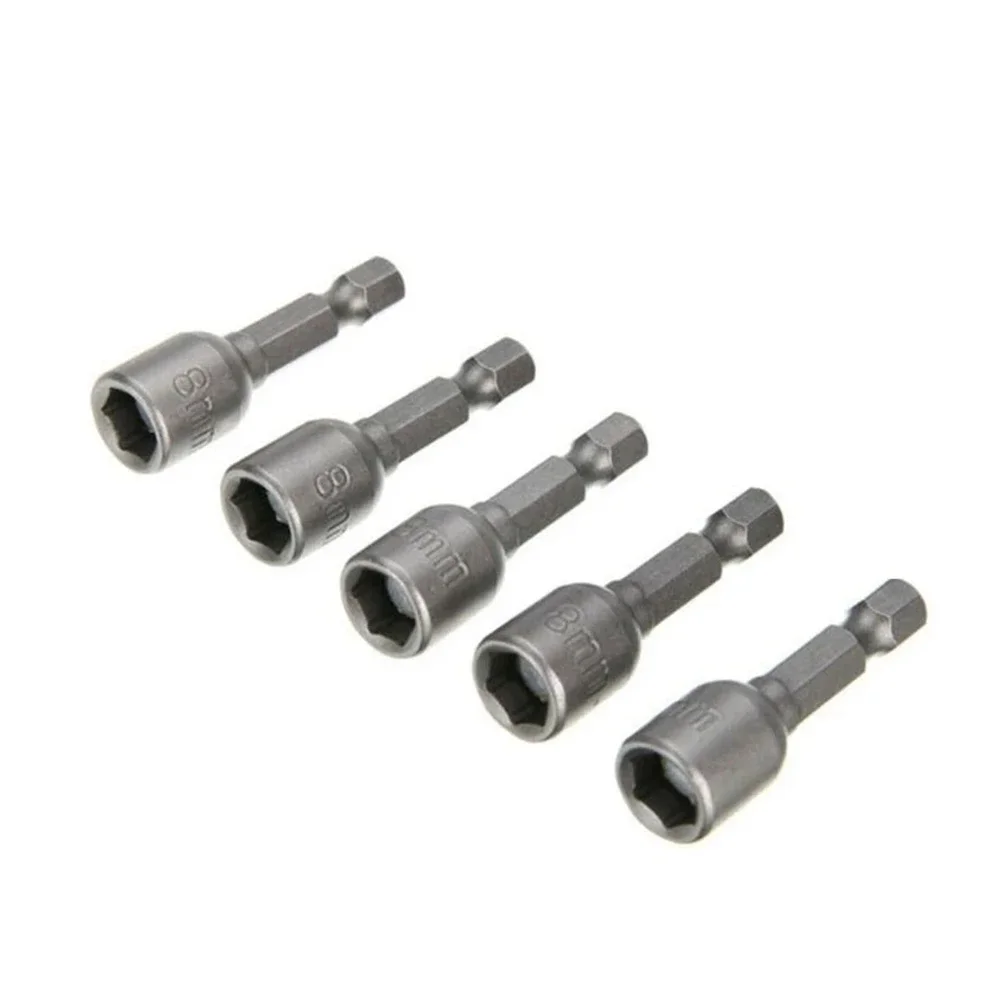 5 Pcs 8mm Socket Adapter Magnetic Nut Driver 1/4 Hex Shank Drill Bit Length 42mm For Power Wrench Screwdriver Tools Parts
5 Pcs 8mm Socket Adapter Magnetic Nut Driver 1/4 Hex Shank Drill Bit Length 42mm For Power Wrench Screwdriver Tools Parts
