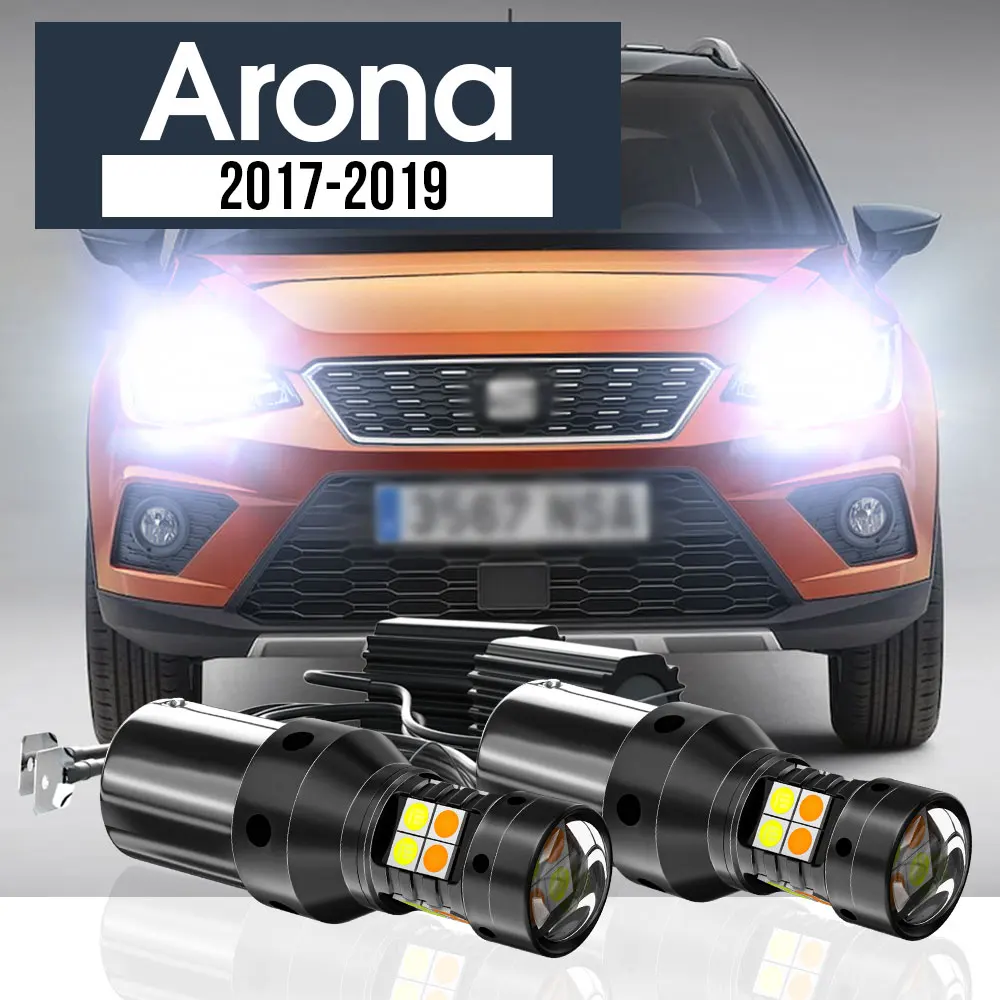 2 шт., двухрежимный сигнал поворота и дневной свет
2 шт., двухрежимный сигнал поворота и дневной свет