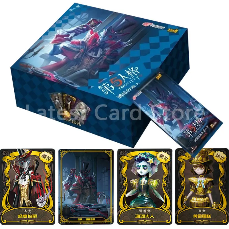 Identity V Series Inspiration Pack Perimeter Collectible Card Box TCG Playing Game Rare Gold Cards Table Board Children Toy Gift
Identity V Series Inspiration Pack Perimeter Collectible Card Box TCG Playing Game Rare Gold Cards Table Board Children Toy Gift