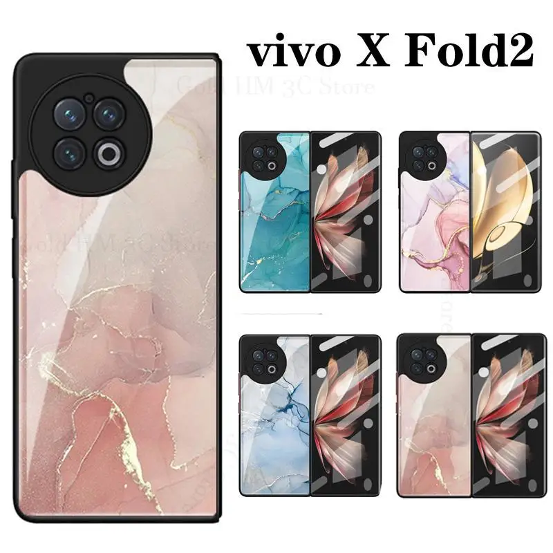 Funda For vivo X Fold2 5G Marble Texture Glass Phone Case For vivo X Fold Capa Hard Protection Cover For vivo X Fold 2 Flip Case
Funda For vivo X Fold2 5G Marble Texture Glass Phone Case For vivo X Fold Capa Hard Protection Cover For vivo X Fold 2 Flip Case