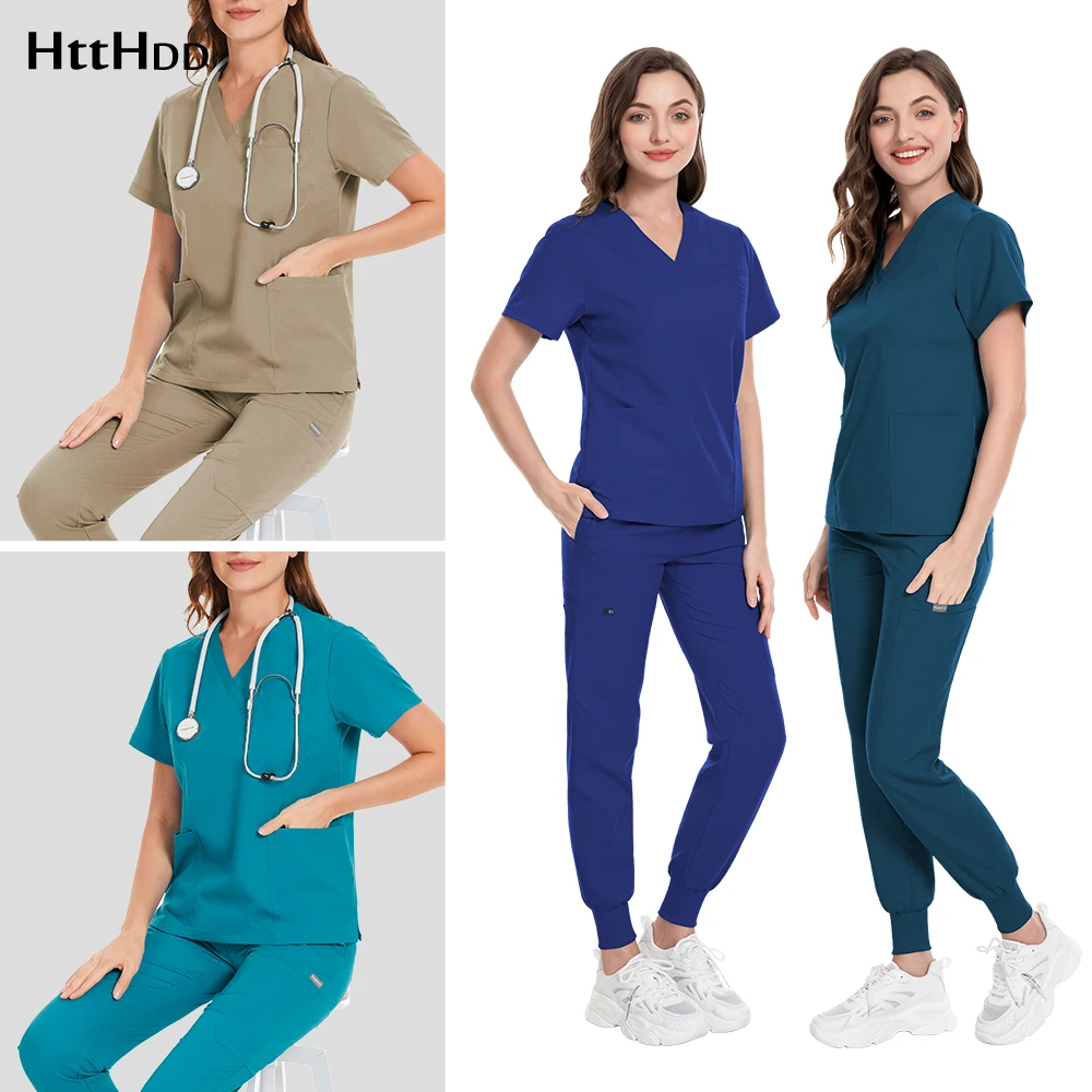 Wholesale Best-selling New Models Nurse Uniform V-neck Short Sleeved Top Scrub Sets Uniform Hospital Pediatric Nursing Work Wear
Wholesale Best-selling New Models Nurse Uniform V-neck Short Sleeved Top Scrub Sets Uniform Hospital Pediatric Nursing Work Wear