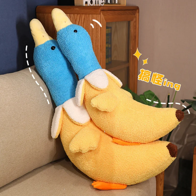 80/100cm Funny Long Stuffed Animals Blue Goose Cos Banana Toys Pillow Plush Fruit&Duck Dolls Kids Sleep Cushion Nice Gift
80/100cm Funny Long Stuffed Animals Blue Goose Cos Banana Toys Pillow Plush Fruit&Duck Dolls Kids Sleep Cushion Nice Gift