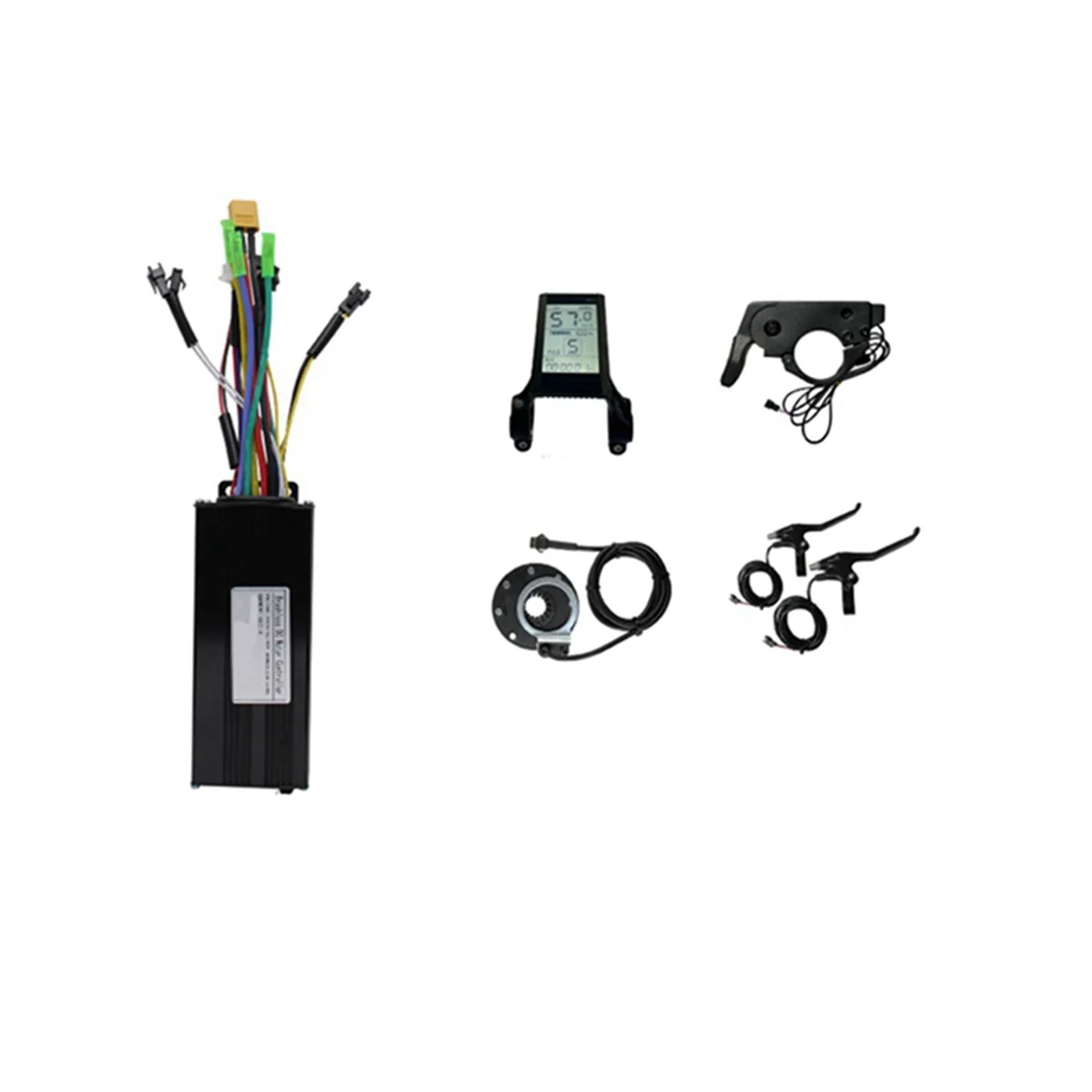 

30A Tri-Mode Controller Kit 36V 48V 1000W for Electric Bike Motor Conversion Kit with S830 Display Thumb Throttle