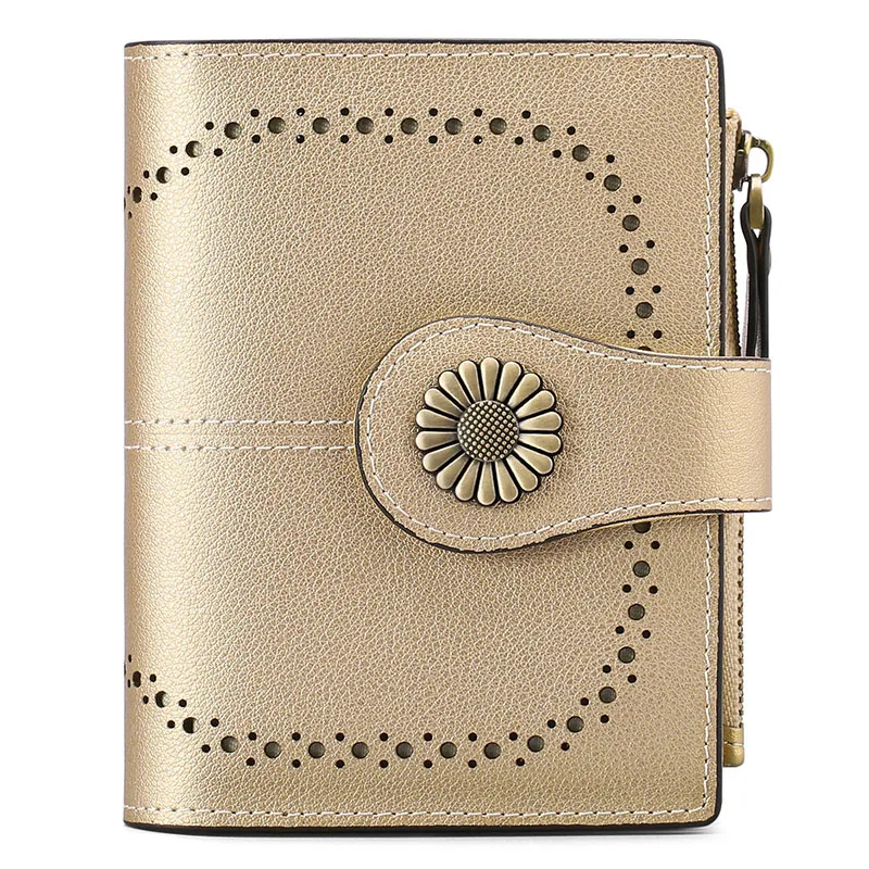 W003 Women's Short Style Hot Selling Wallet Zipper Wax Genuine Leather Coin Purse
W003 Women's Short Style Hot Selling Wallet Zipper Wax Genuine Leather Coin Purse