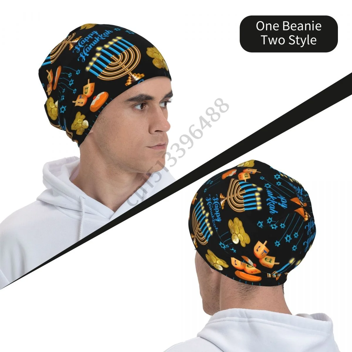 Happy Hanukkah Beanie Bonnet Knit Hats Men Women Cool Unisex Adult Winter Warm Skullies Beanies Cap
Happy Hanukkah Beanie Bonnet Knit Hats Men Women Cool Unisex Adult Winter Warm Skullies Beanies Cap