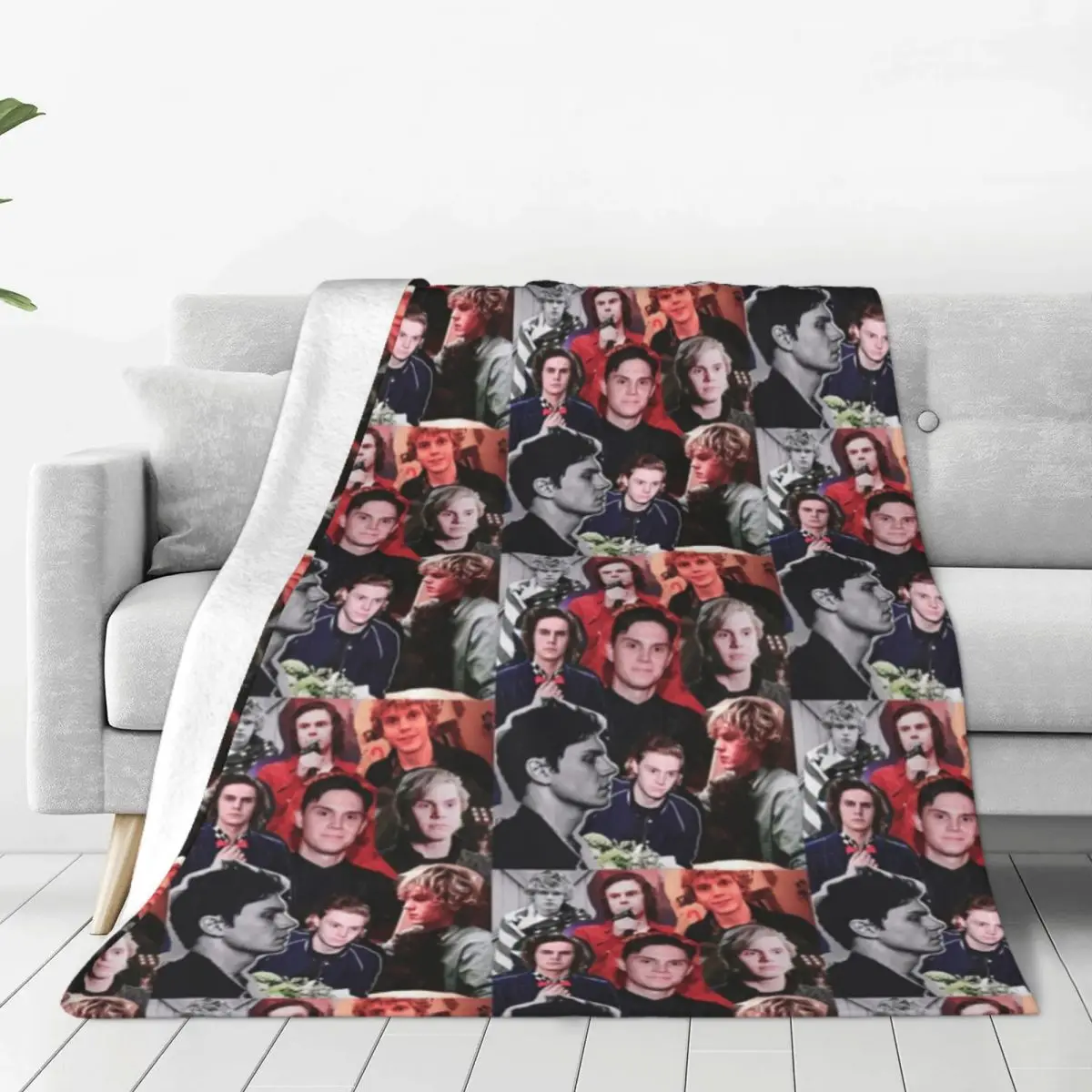 Evan Peters Collage Flannel Throw Blankets Cute Actor Movie cool Blanket for Bed Car Super Warm Bed Rug
Evan Peters Collage Flannel Throw Blankets Cute Actor Movie cool Blanket for Bed Car Super Warm Bed Rug