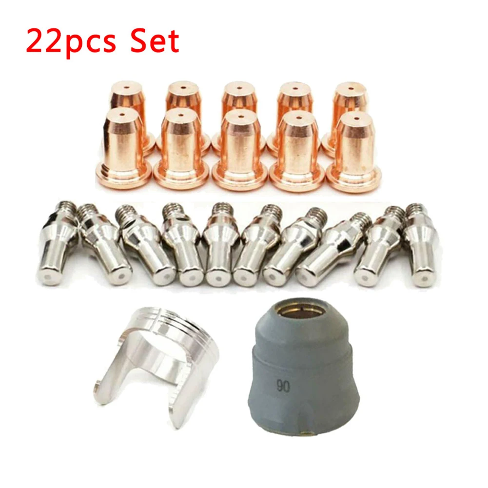 22pcs Plasma Cutting Consumables Electrode Tip Cup For IPT-60 PT-60 IPT-40 PT40 Series Plasma Torches Plasma Cutting Holder Set
22pcs Plasma Cutting Consumables Electrode Tip Cup For IPT-60 PT-60 IPT-40 PT40 Series Plasma Torches Plasma Cutting Holder Set
