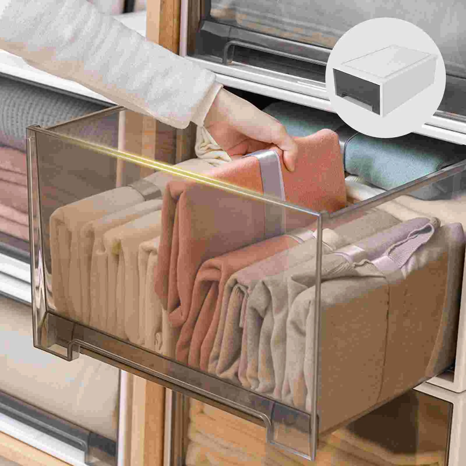 Drawer Storage Box Desk Organizer Organizers Boxes Wardrobe Bedroom Bins Container
Drawer Storage Box Desk Organizer Organizers Boxes Wardrobe Bedroom Bins Container